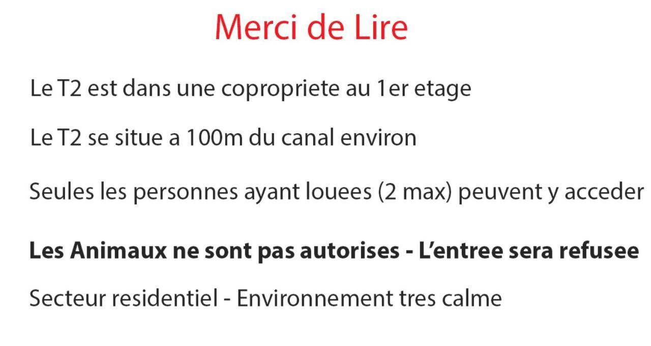 T1 Bis Tres Proche Centre Et Canal 纳博讷 外观 照片